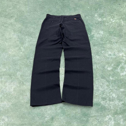 Dickies work pants skater style black Straight leg chino style workwear skater trousers