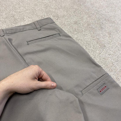 Dickies carpenter shorts long leg grey Twill chino skater style shorts loose long leg