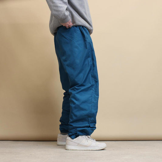 Teal Nike tracksuit bottoms size 16 / XL Loose y2k shell suit trackies