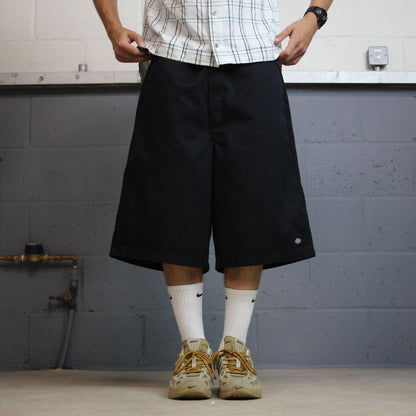 Dickies extra baggy shorts chino carpenter black Twill chino loose fit skater style cargo shorts