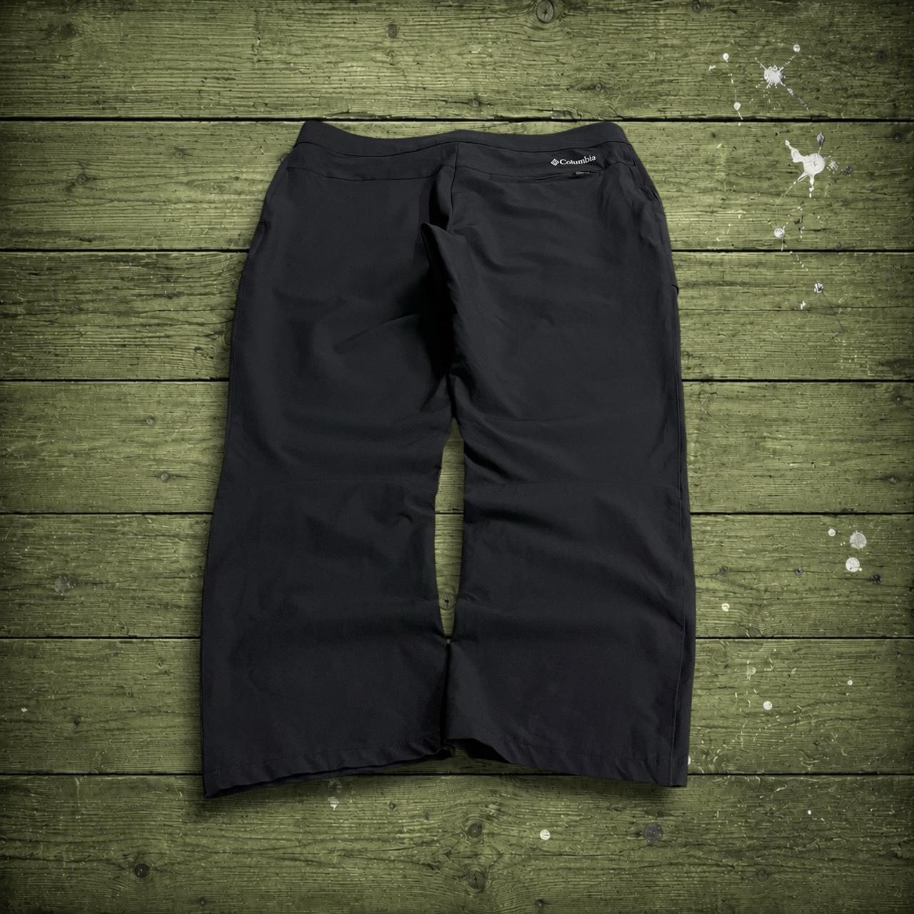 Columbia hiking pants technical Y2K black Lightweight utility tech trousers