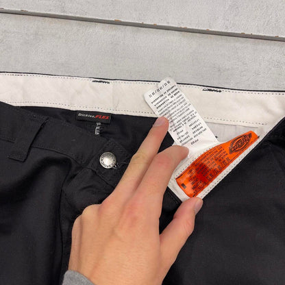 Baggy Dickies Carpenter pants W38 L32 black loose twill chino style skater pants