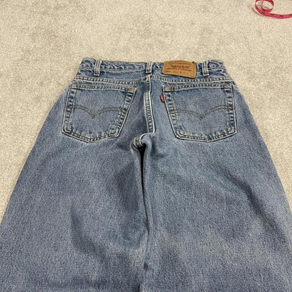 Vintage Levi's jeans 560 loose fit tapered leg blue USA made 100% cotton denim pants red tab logo