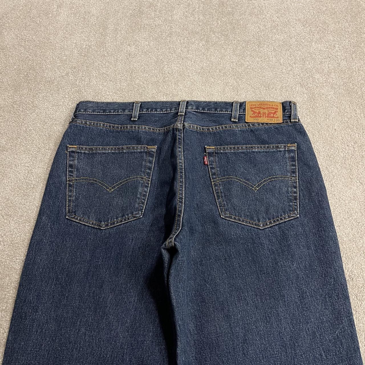 Levi’s baggy jeans 550 W38L32 blue 100% cotton 5 pocket y2k pants