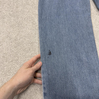 Levi’s 550 jeans Y2K blue relaxed denim Levi’s loose leg 2000s style pants red tab logo