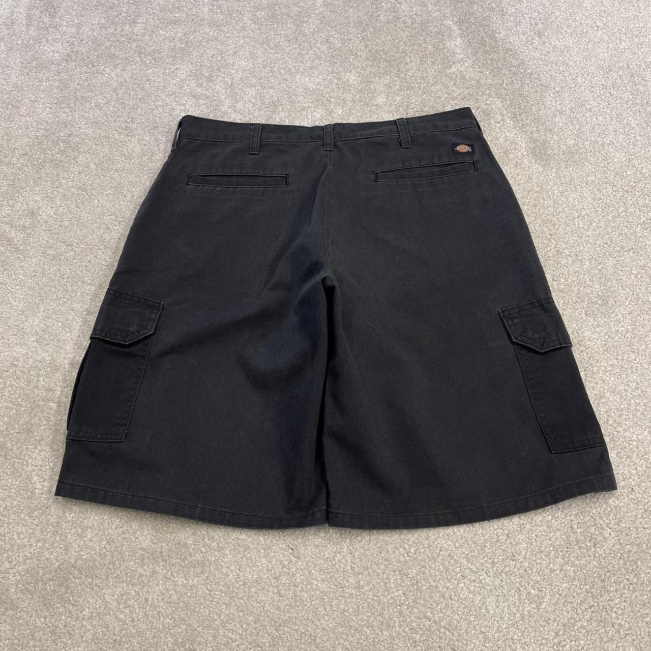 Dickies cargo chino shorts black Twill chino style skater shorts loose leg festival