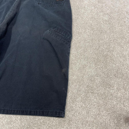 Y2k Dickies carpenter shorts black W38 Canvasy style skater shorts loose leg festival shorts