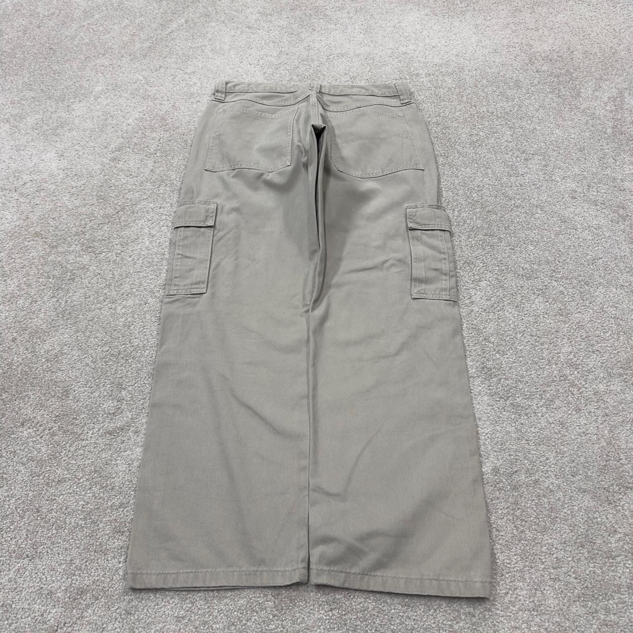 Wrangler cargo pants y2k beige W34L30 Loose straight leg skater style workwear utility
