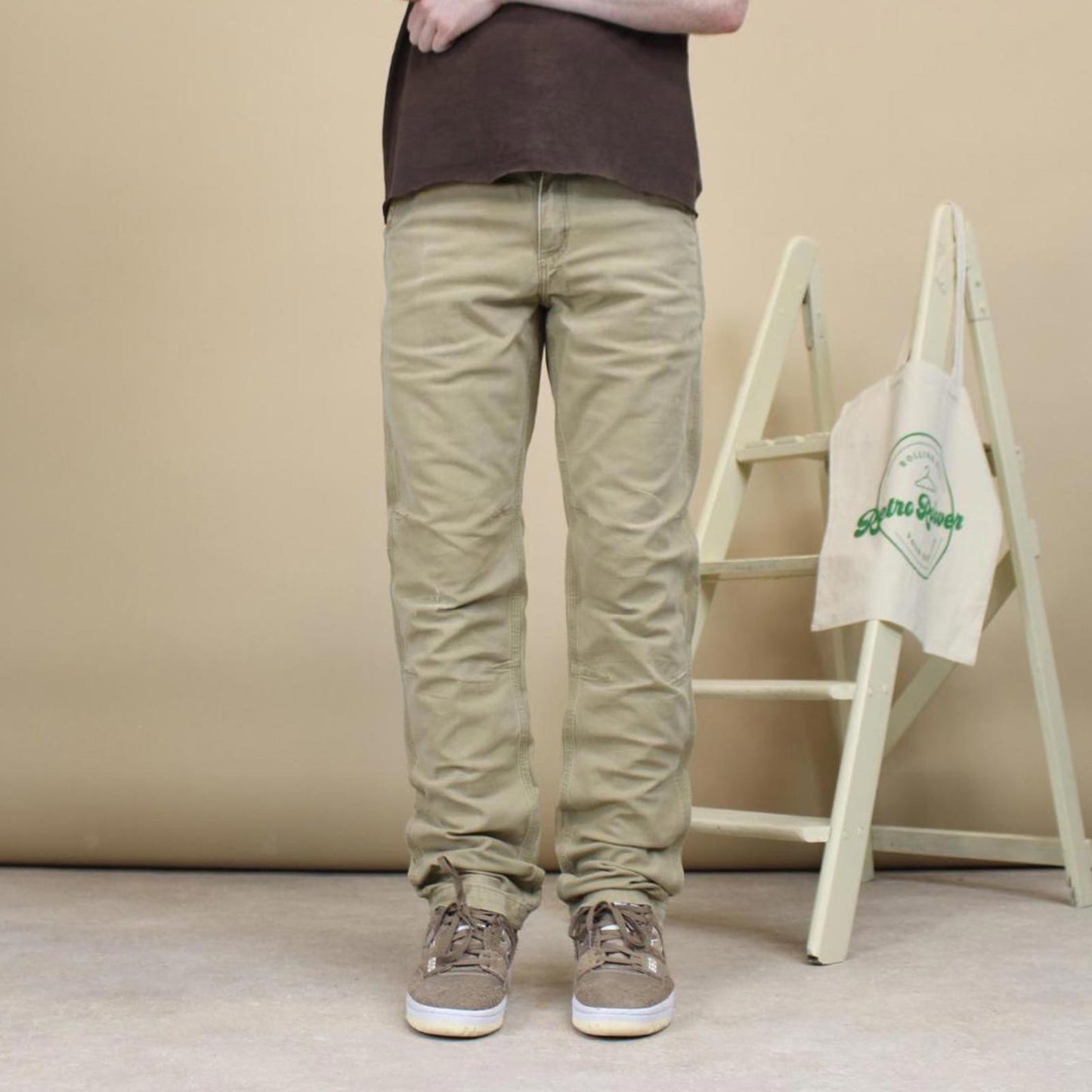 Khaki / beige Carhartt Trousers W32L33