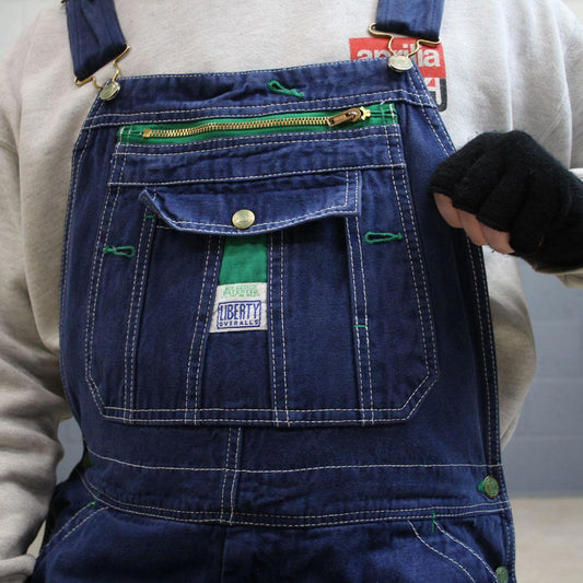Vintage 90s Liberty dungarees overalls W36L27 blue mens denim carpenter dungarees