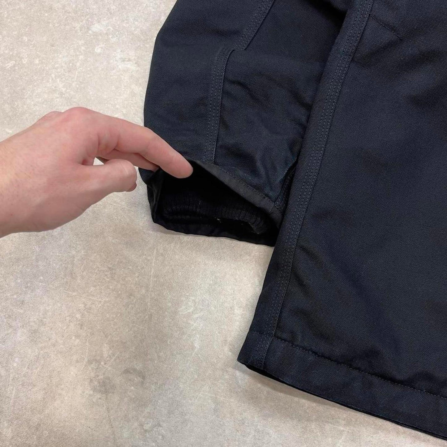 Black Carhartt jacket XL sherpa lined canvas ridge