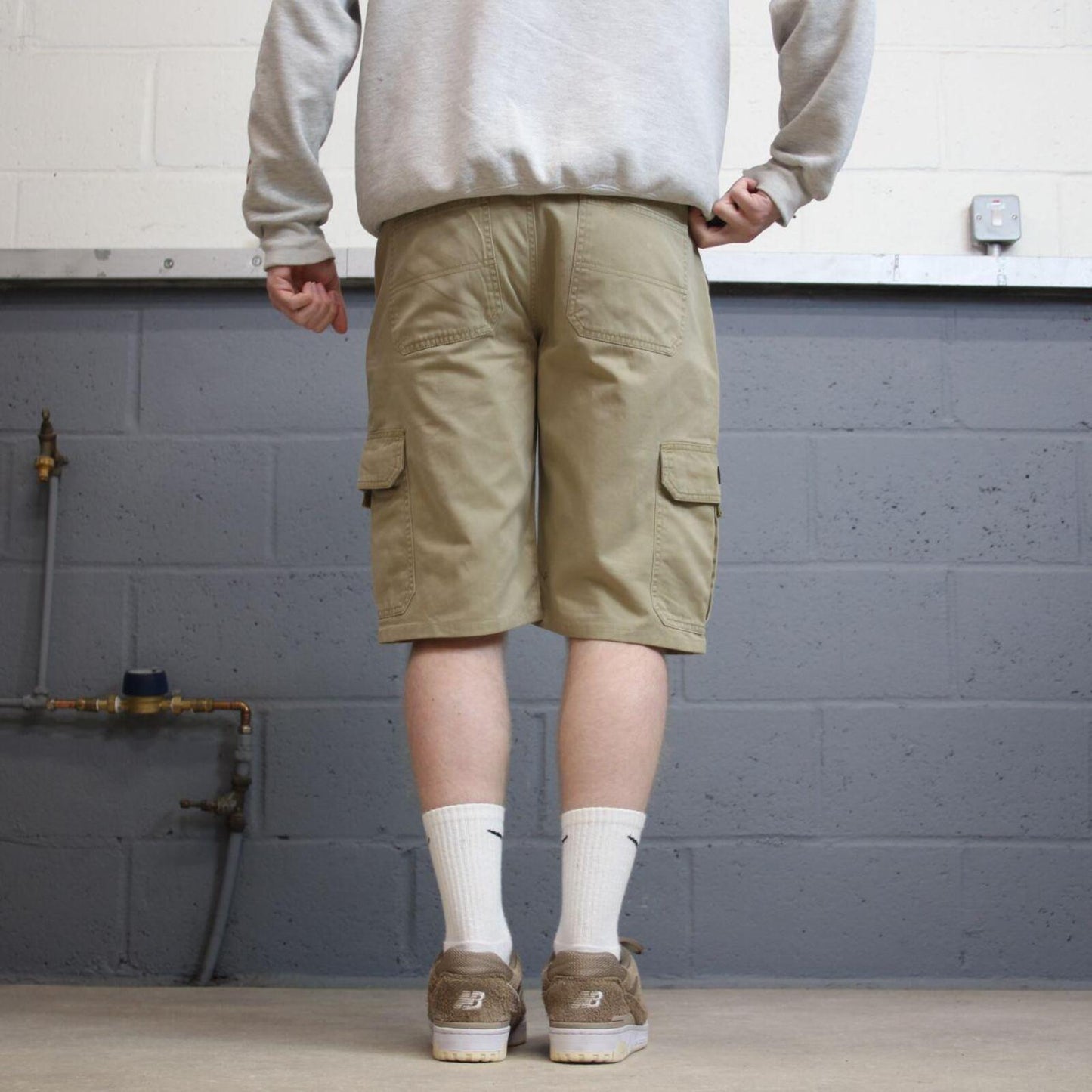 Y2k Wrangler cargo shorts utility khaki Loose summer festival outfit