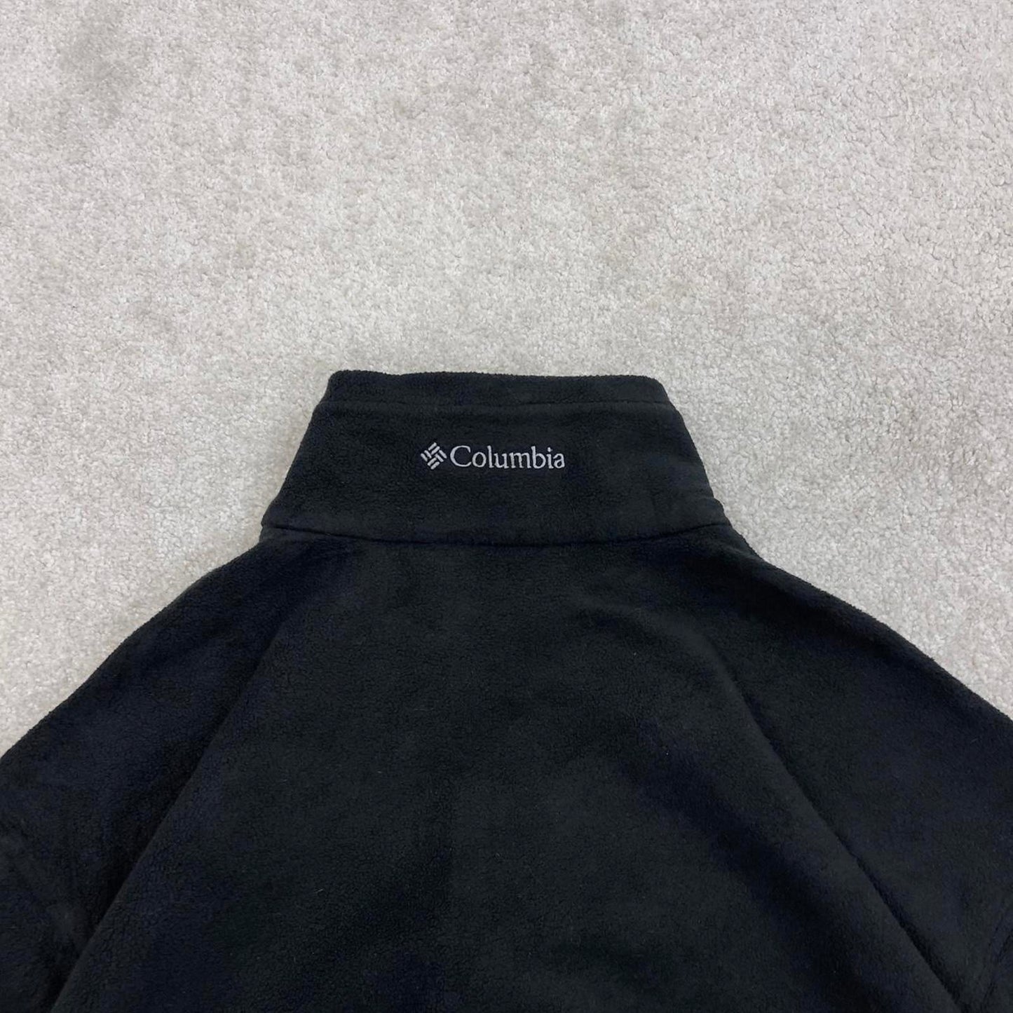 Black Columbia technical full zip fleece XL y2k style autumn adjustable waist
