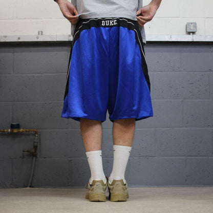 Baggy Nike sports shorts y2k blue DUKE basketball comfy loose floaty summer gym shorts