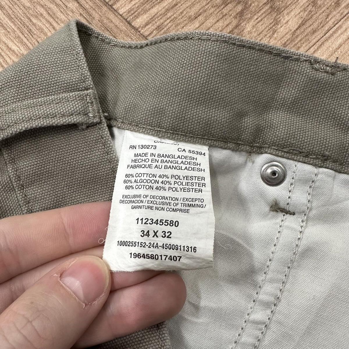 Vintage Wrangler carpenter jeans y2k Loose fit utility workwear cargo skate trousers