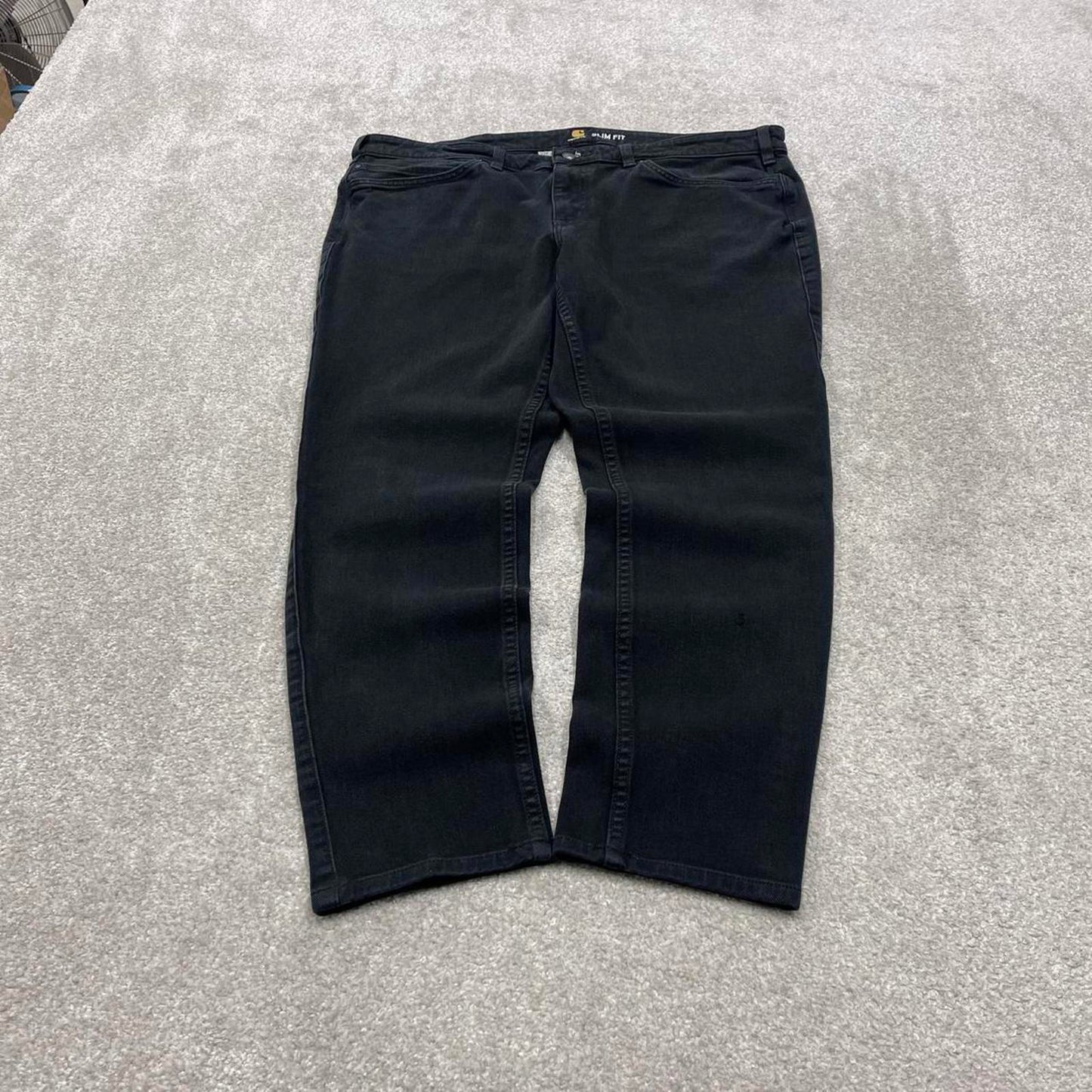 00s Y2k Carhartt jeans pants black Women's slim fit utility work pants