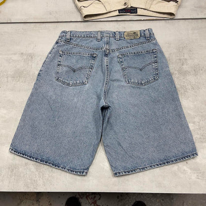 Vintage Silver Tab Levi's baggy jorts W36 loose denim 90s skater shorts