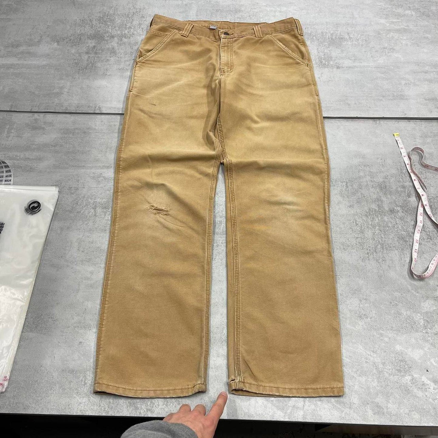 Tan Carhartt Carpenter Jeans W36L32