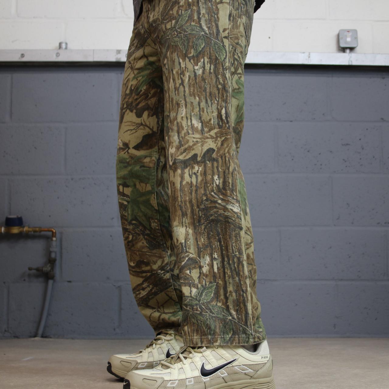 Cabela's Realtree camo pants Y2K khaki Straight camouflage pattern outdoors hunting utility trousers