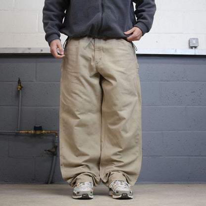 Carhartt carpenter pants W42L34 baggy beige loose fit skate pants