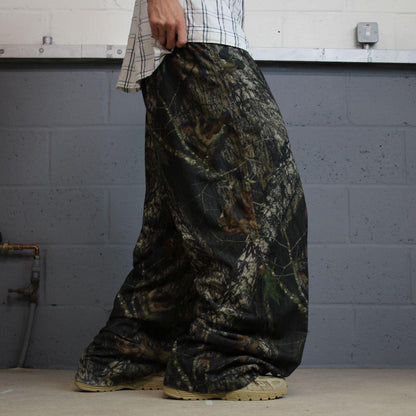 Mad dog mossy oak extra baggy camo trousers Y2K khaki hunting utility trousers