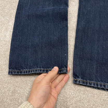 Y2k Levi's 505 jeans straight leg blue Casual denim pants red tab logo
