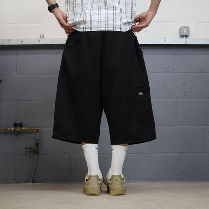 Dickies baggy chino shorts carpenter black Chino style skater shorts long wide leg festival