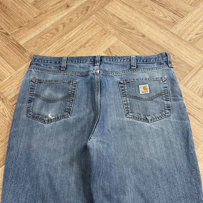Vintage Carhartt jeans relaxed fit Y2K loose straight blue denim work pants