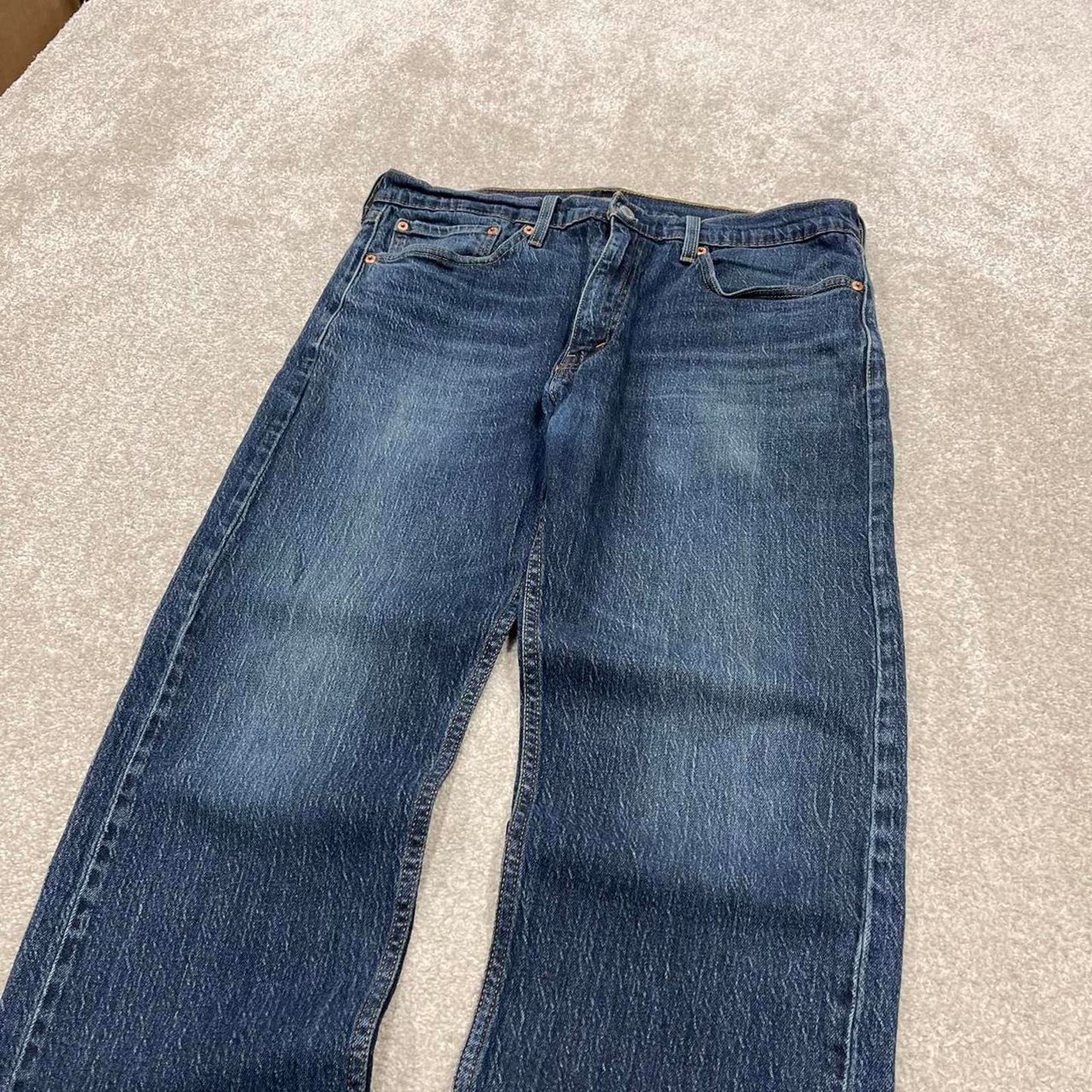 Vintage y2k Levi's 505 jeans blue Straight leg denim workwear trousers