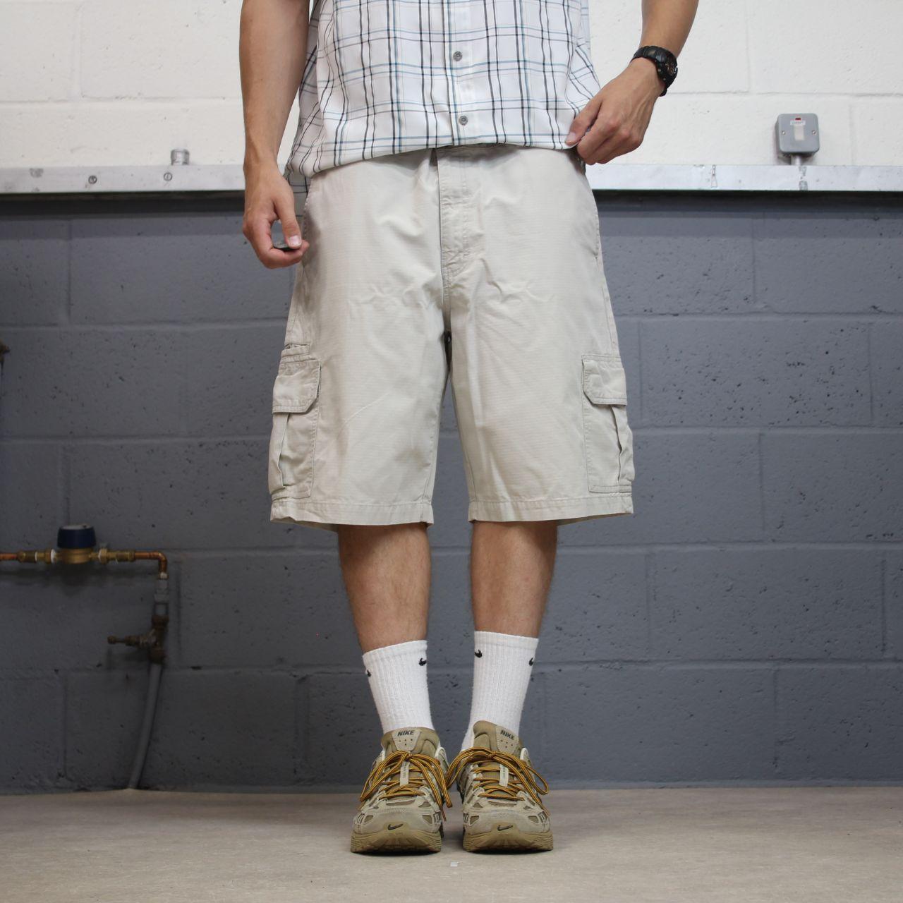 Dickies baggy chino shorts cargo beige Chino style skater shorts wide leg festival