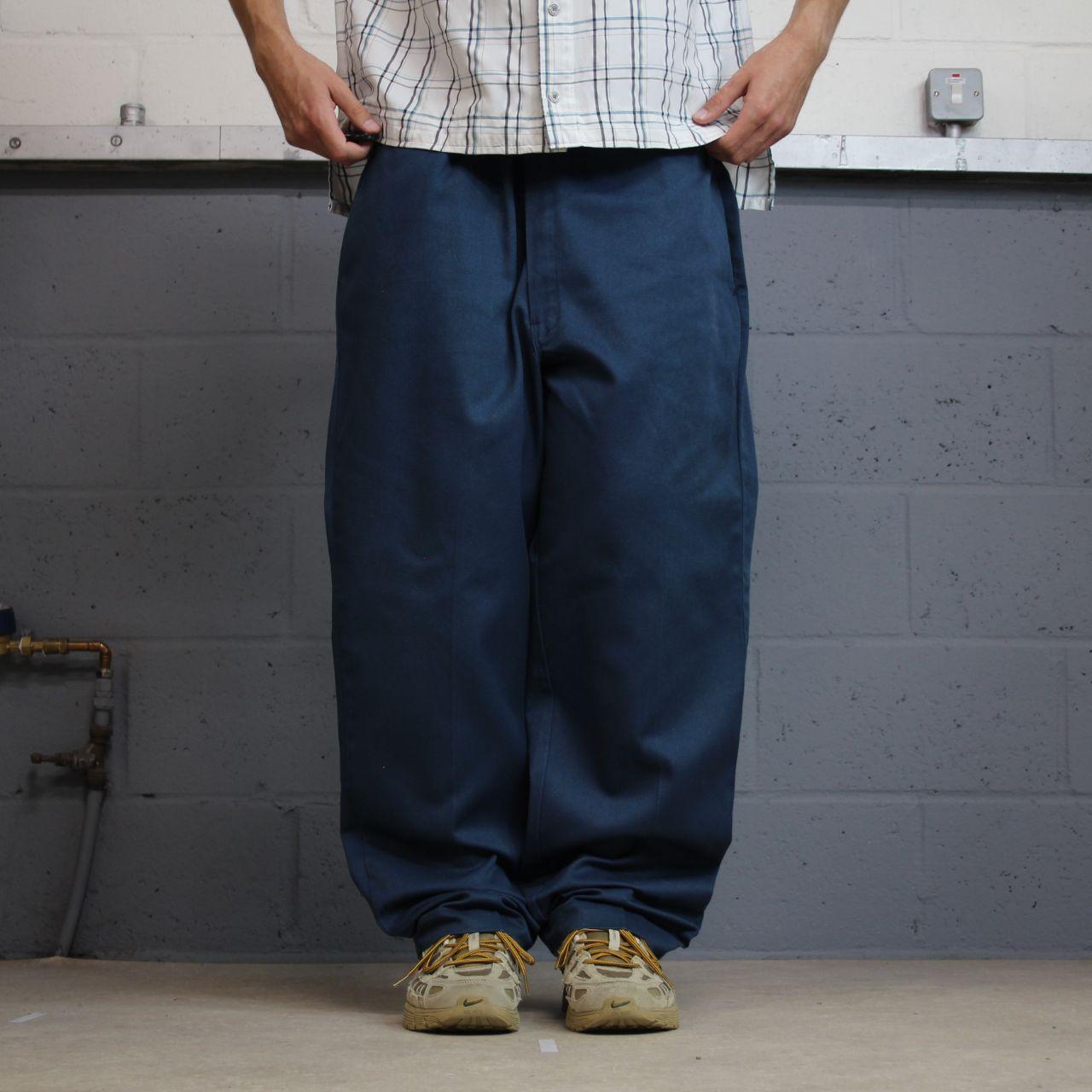 Dickies 874 pants W42L30 navy Chino style utility skate work trousers