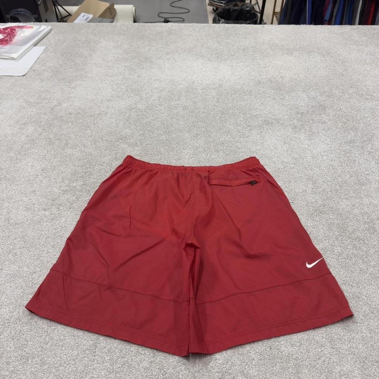 Loose Nike swim shorts y2k red Mesh lined comfy loose floaty summer gym
