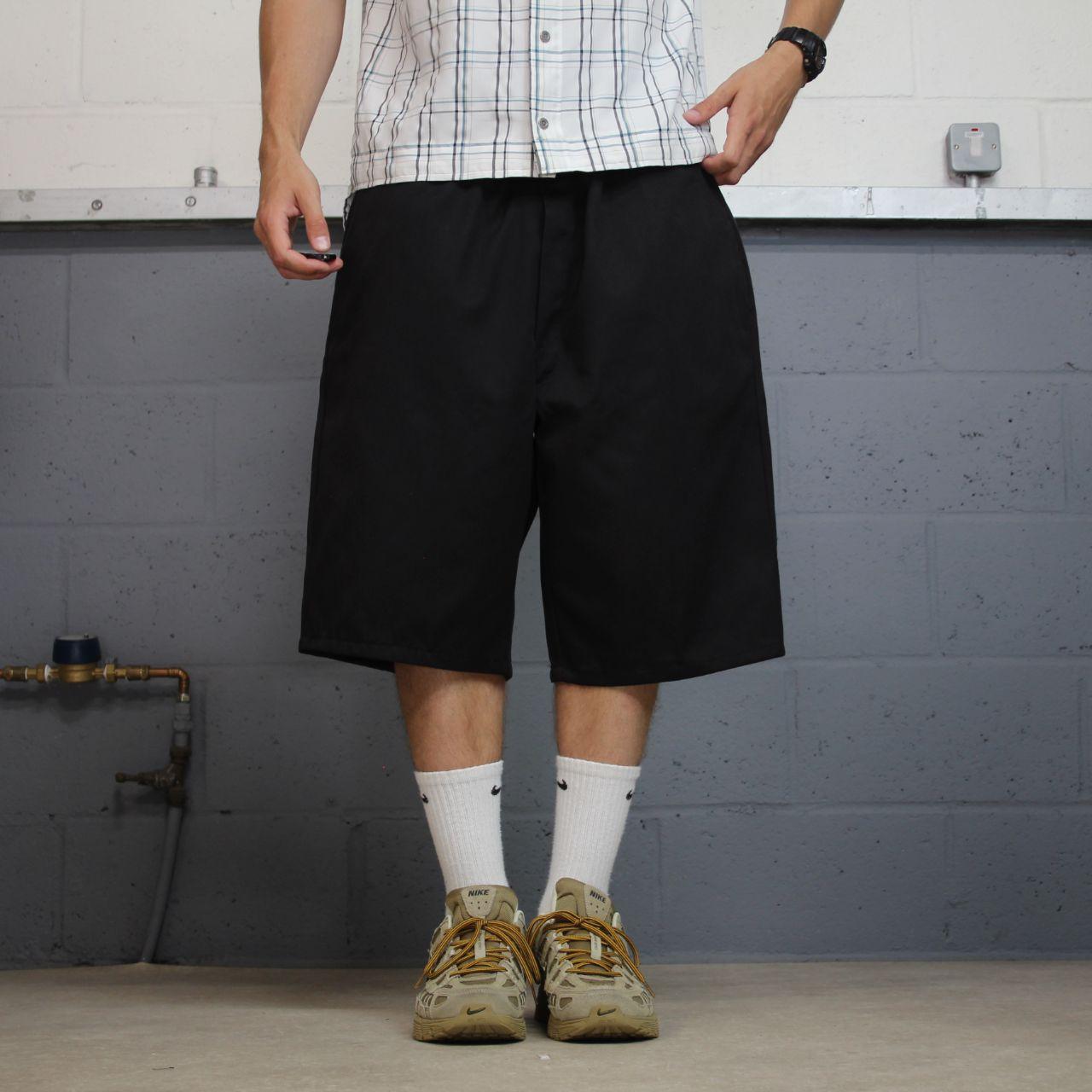 Dickies chino shorts loose leg black Chino skater / surf shorts loose fit festival