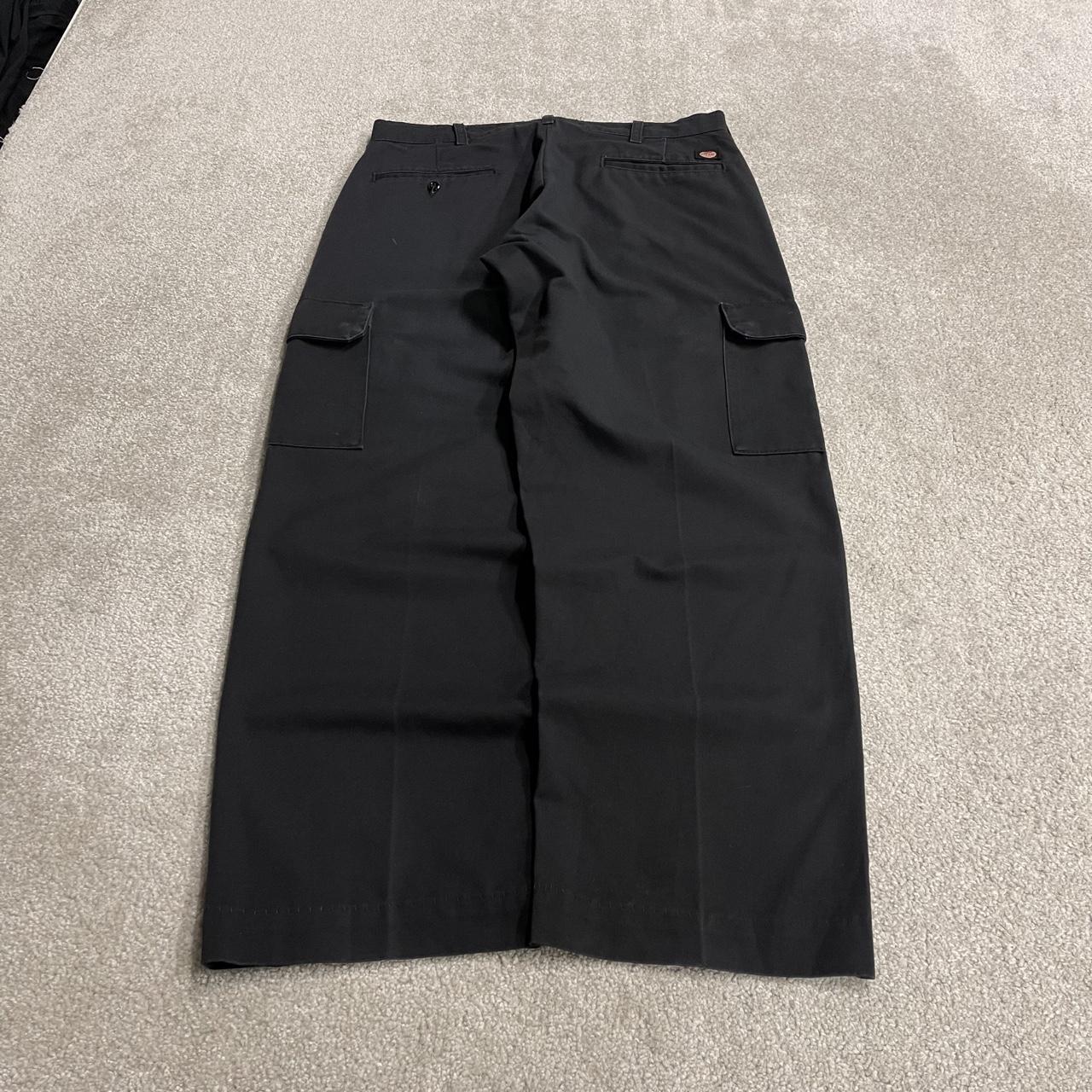 Vintage cargo pants Red Kap utility chino trousers black Loose skater style cargo work trousers