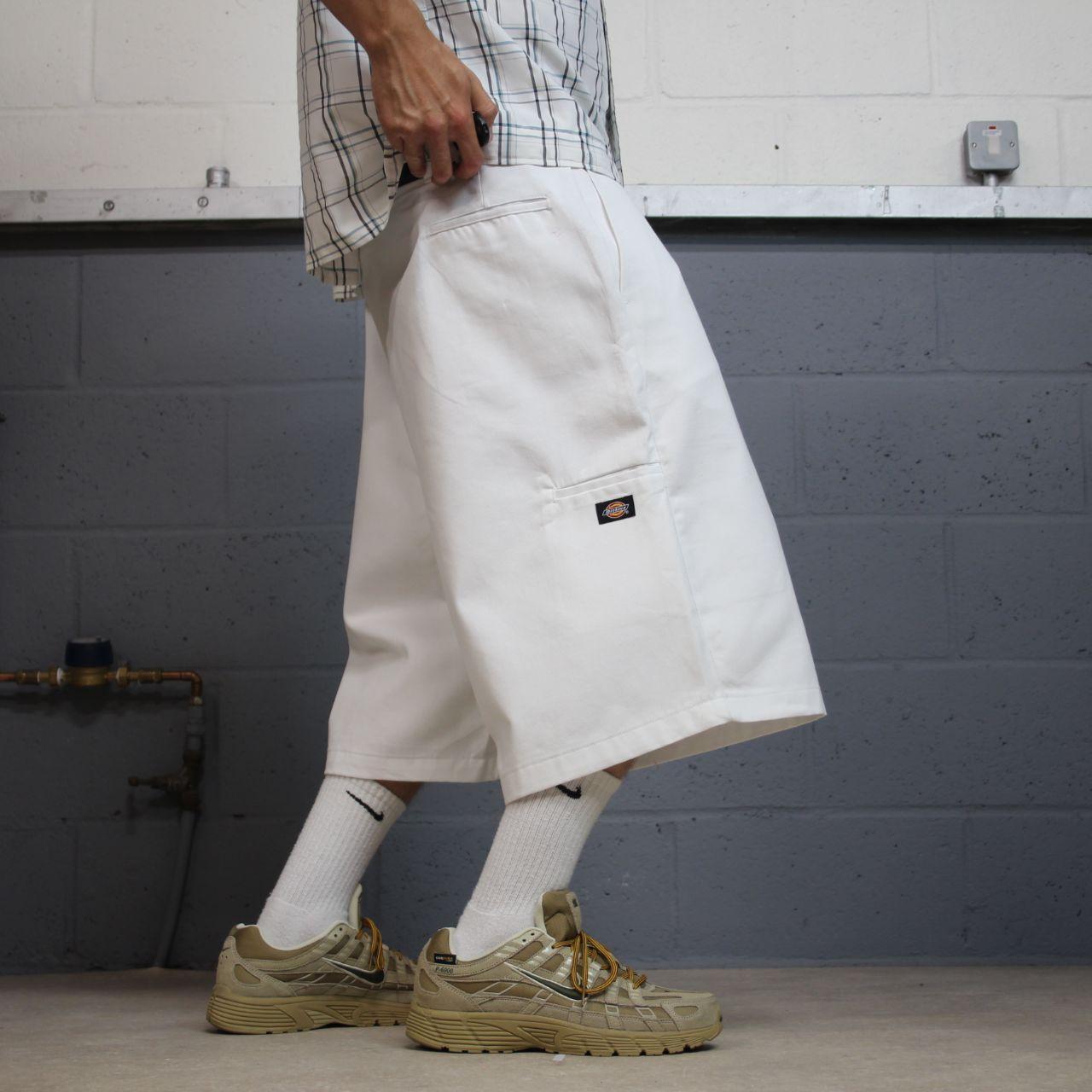 Dickies extra baggy shorts carpenter white Twill chino wide leg skater style shorts cargo
