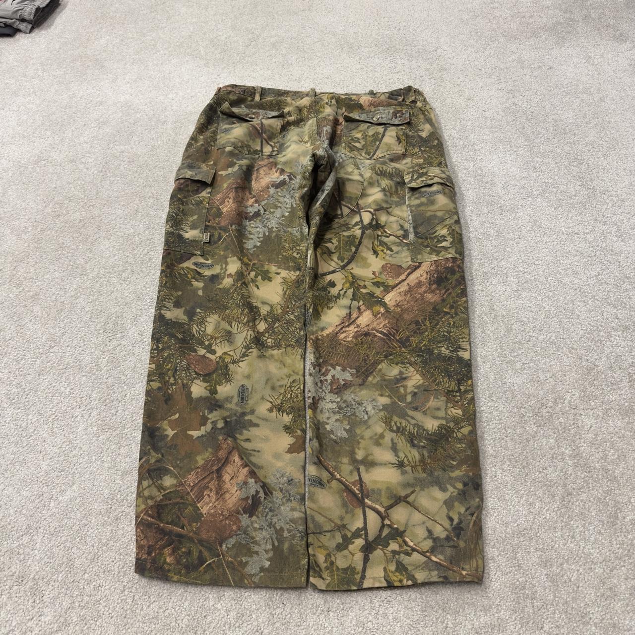 Baggy camo cargo pants y2k utility khaki King’s mountain shadow camouflage hunting wide leg cargos