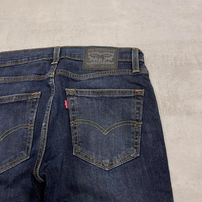 Blue Levi's 511 jeans W30L30 denim skinny jeans red tab logo