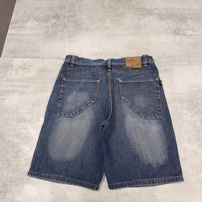 Baggy denim jorts W36 loose skater style hip hop shorts