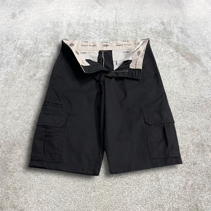 Dickies cargo shorts loose y2k black Twill style chino skater summer shorts