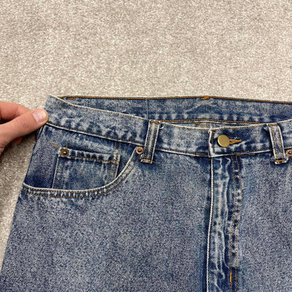 Y2k Levi's 550 jeans blue Loose straight leg denim pants red tab