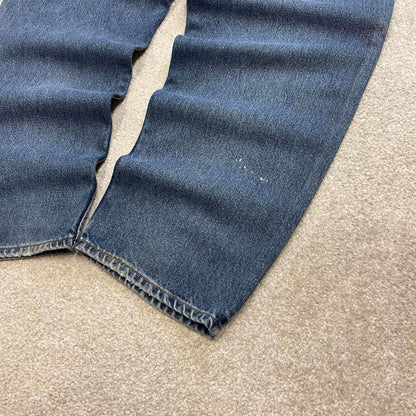 Blue Levi's 550 baggy jeans W38L30 relaxed fit denim 90s skater style pants red tab 100% cotton