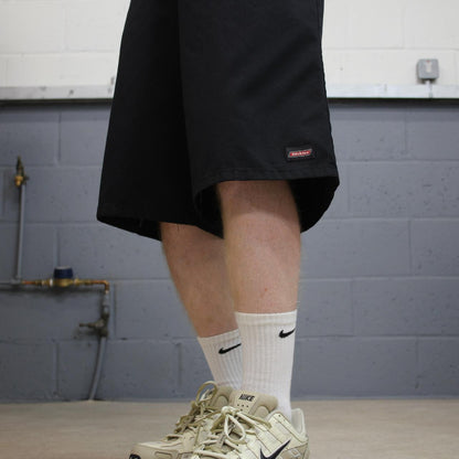 Dickies baggy chink shorts long leg black Twill chino skater surfer style shorts
