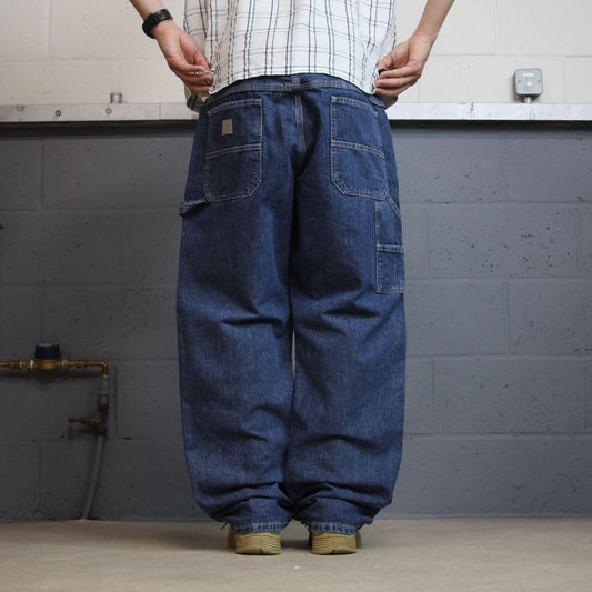 Lee Dungarees baggy jeans blue W40L30 denim carpenter skater cargo pants