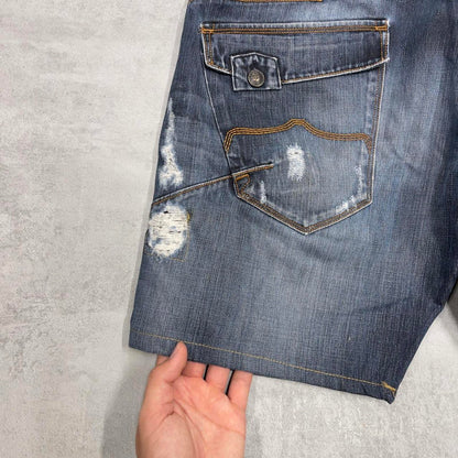 Blue Police jorts W38