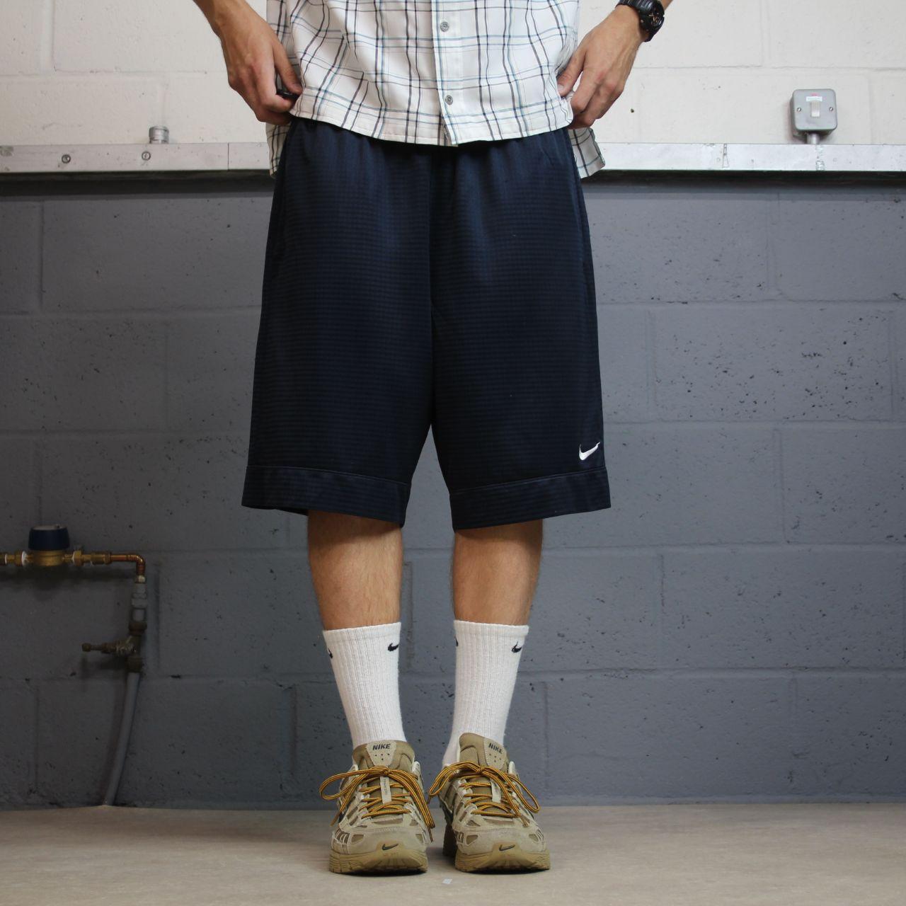 Nike baggy sports shorts y2k navy Loose fit comfy floaty summer gym shorts
