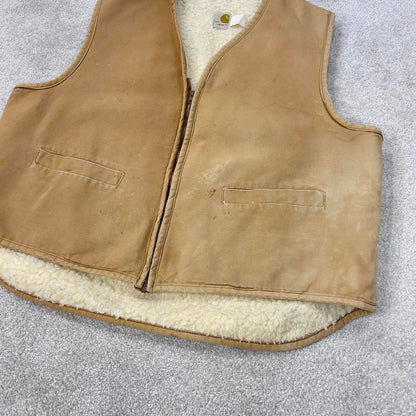 Tan vintage Carhartt Gilet XXL