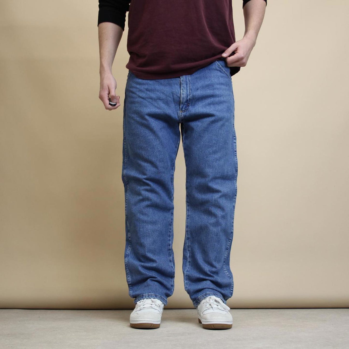 Blue Wrangler Jeans W40L29 loose denim 90s style pants