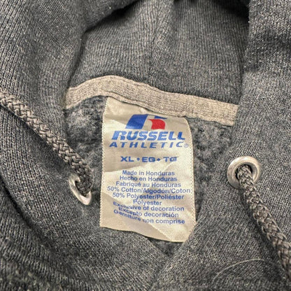 Grey vintage Russell hoodie XL