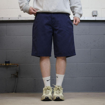 Dickies y2k shorts loose leg navy Twill chino skater style shorts