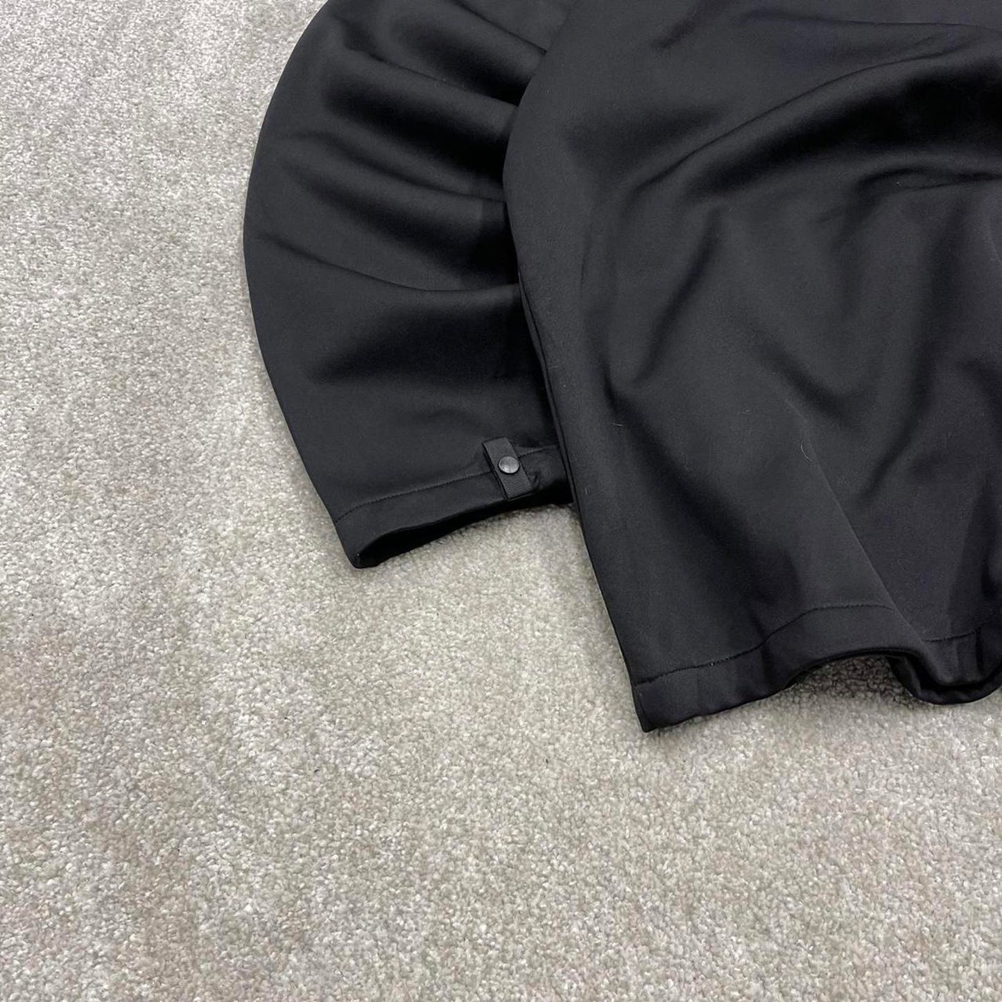 00s North Face technical windbreaker jacket men's black 2XL y2k style soft shell coat autumn